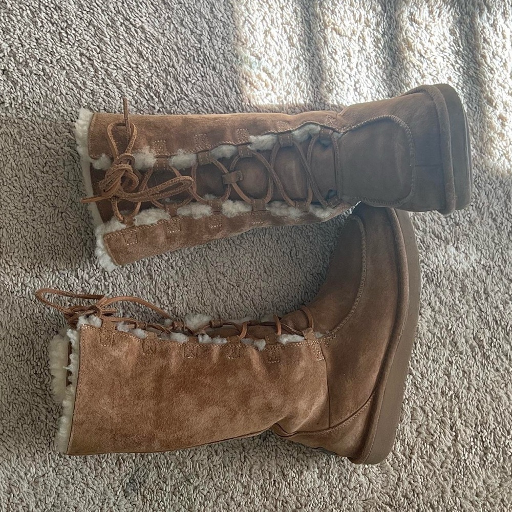UGG Tan Winter Boots with Cozy Lining